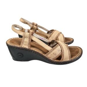 UGG Mayley Slingback Wedge Sandals